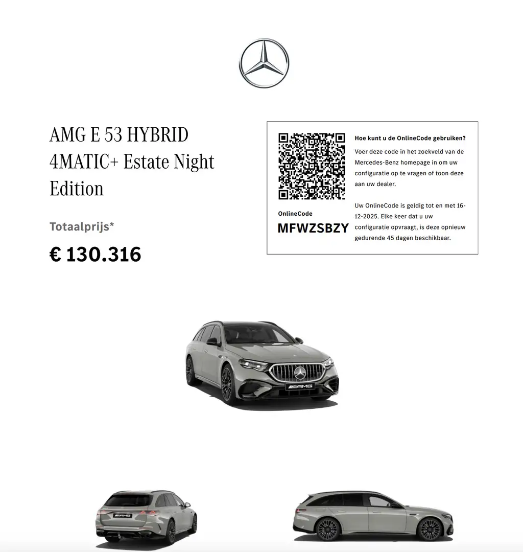 Mercedes-Benz E 53 AMG 4MATIC+ 612pk Achterasbesturing Trekhaak Grijs - 2