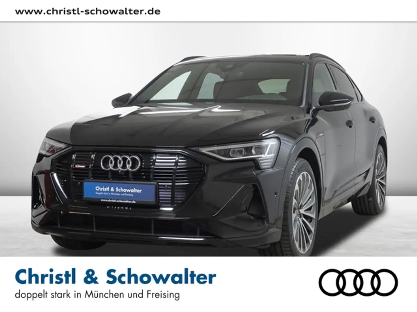Audi e-tron 55 Sportback quattro S line UPE 112.800.- Schwarz - 1