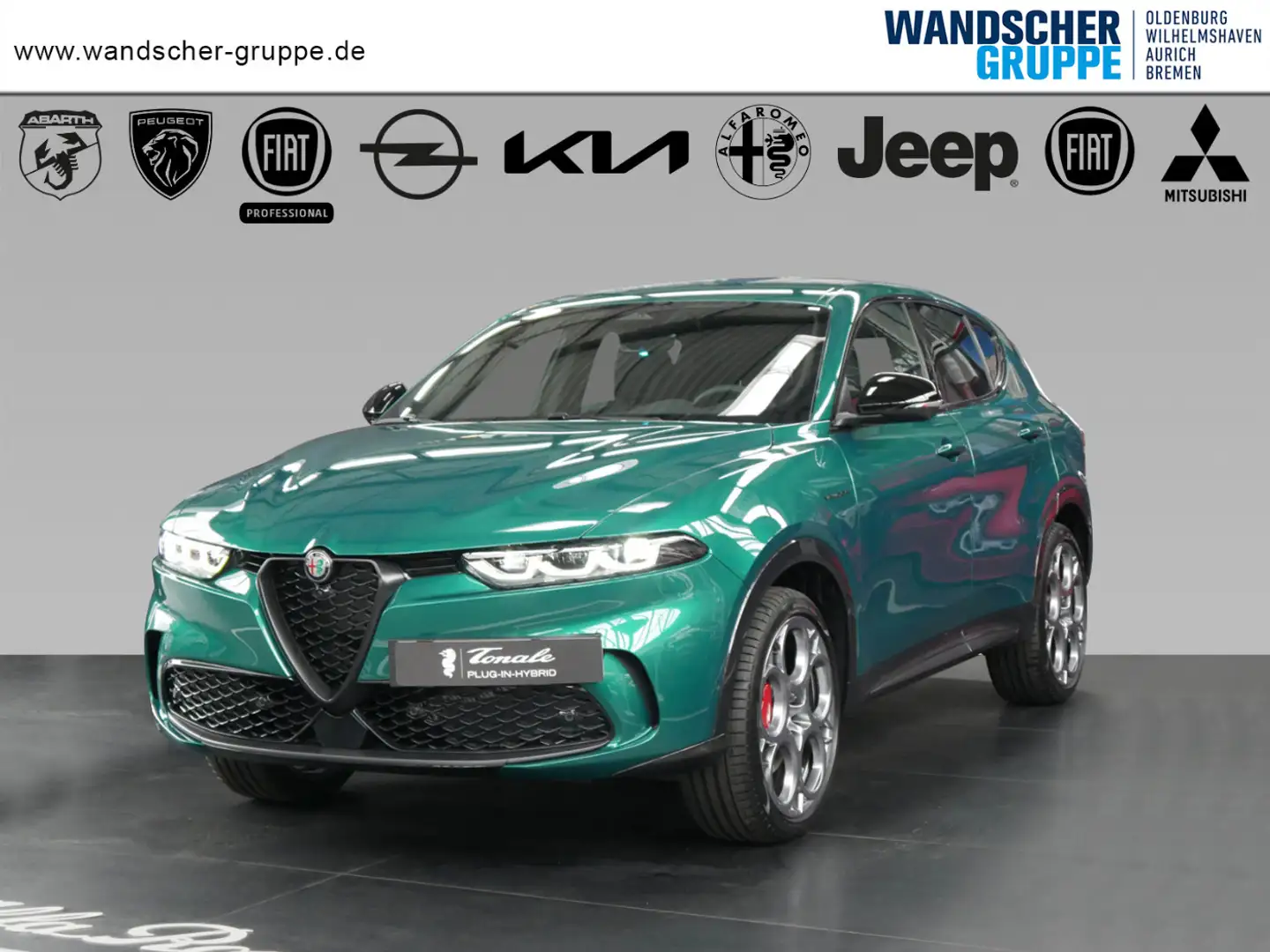 Alfa Romeo Tonale 1.3 Plug-In-Hybrid Veloce 'HARMAN KARDON' Grün - 1