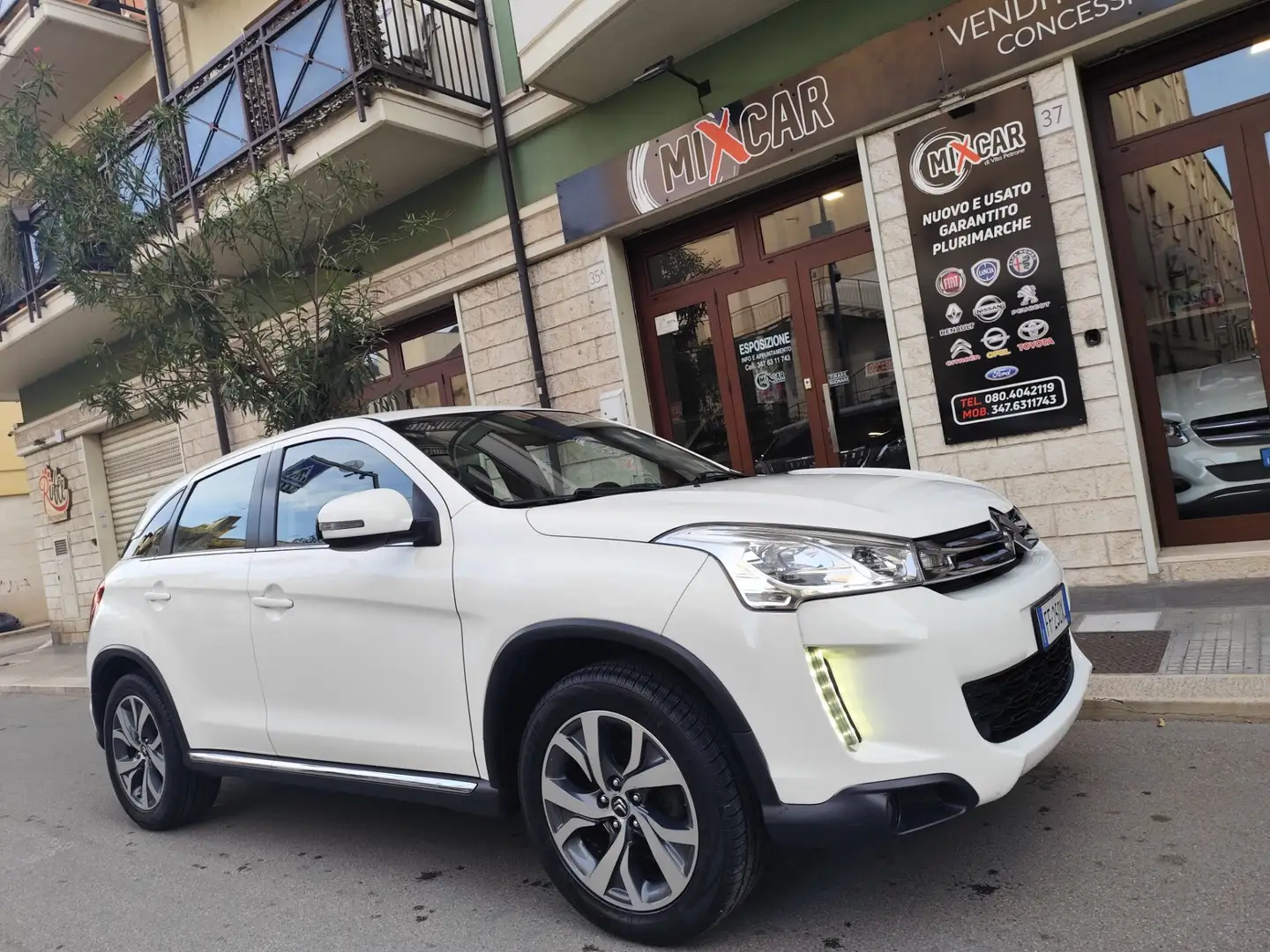 Citroen C4 Aircross 1.6 HDi 115 4WD Exclusive 4x4 Blanc - 1