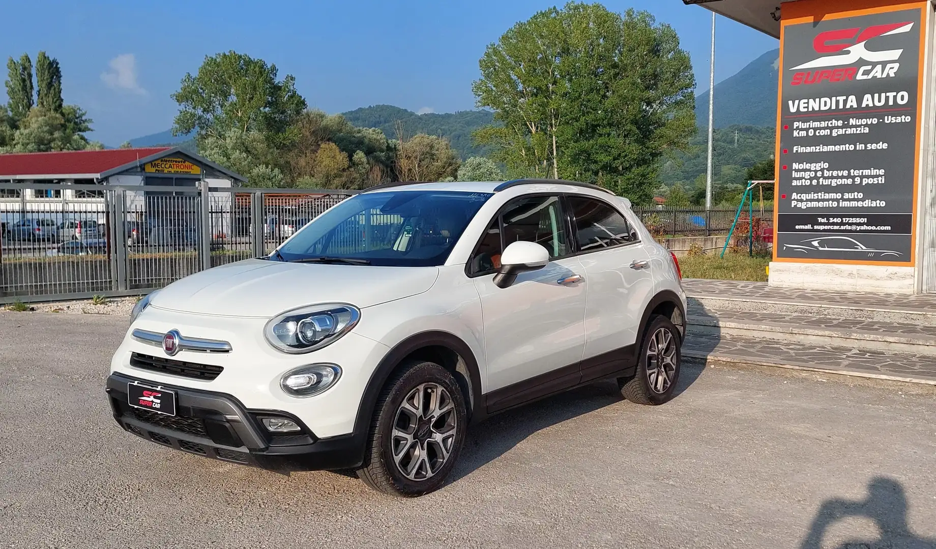Fiat 500X 500X 2.0 mjt Cross Plus 4x4 140cv Blanc - 1