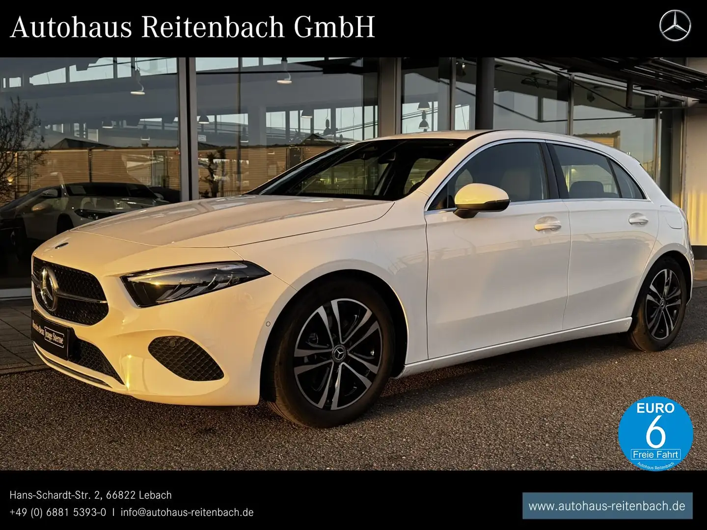 Mercedes-Benz A 180 A180 PROGRESSIVE+AHK+KAMERA LED+TOTW+LENK&SITZHZ Weiß - 1