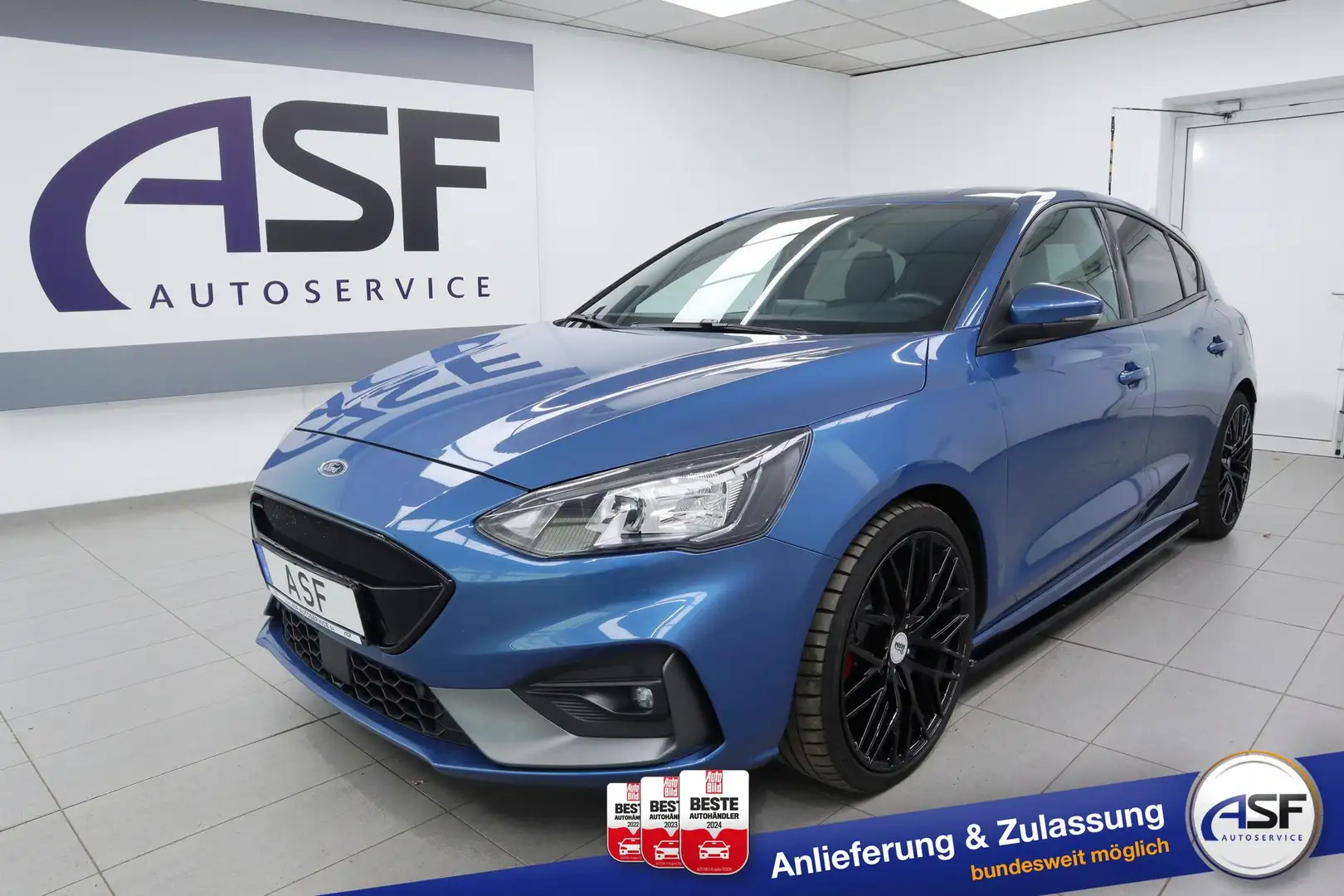 Ford Focus ST #Alarm #Bremssättel Rot #Launch Control #Rec... Modrá - 1