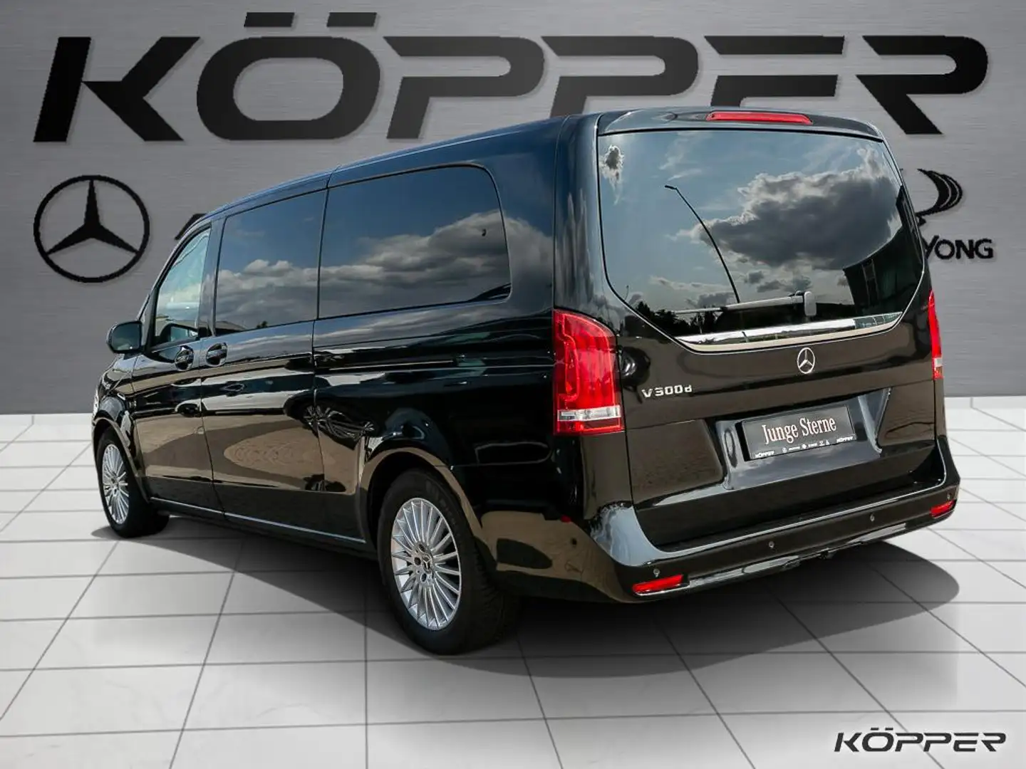 Mercedes-Benz V 300 d EDITION XXL 8-Sitz Leder AHK Avantgarde Schwarz - 2