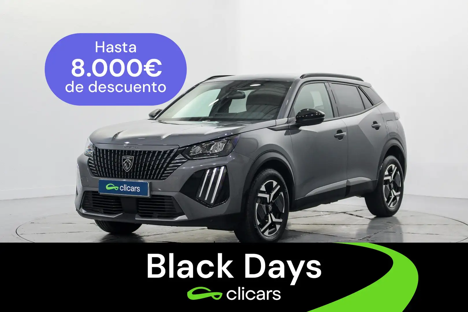 Peugeot 2008 1.2 PureTech S&S Allure 100 Grigio - 1