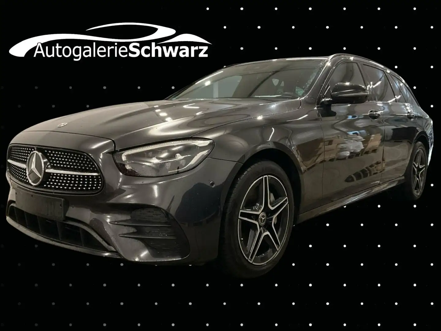 Mercedes-Benz E 300 de T 4M 9G AMG NIGHT AUG+360°AMB BURMS PANO Grau - 1