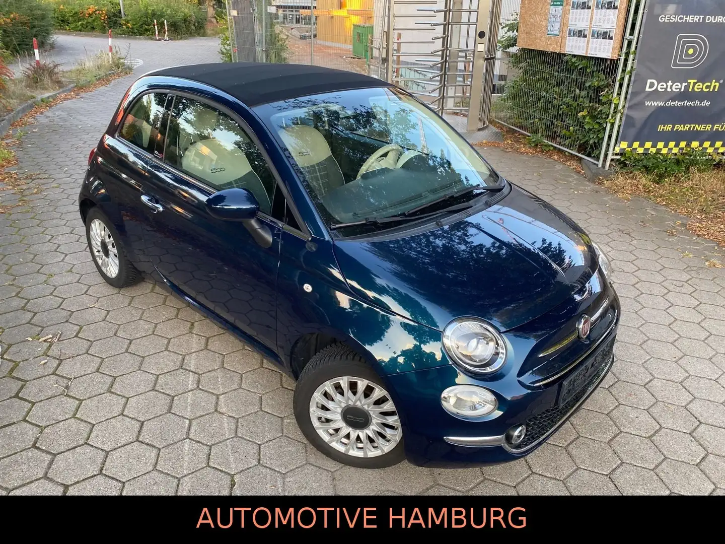 Fiat 500C Automatik*Teil-Leder*Klimaautomatik*PDC Синій - 2