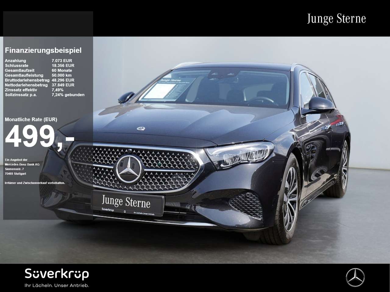 Mercedes-Benz E 220 T D Avantgarde AHK Distr Kamera Spur PDC Diesel Black Cat_Ma47Mo1863