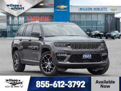 Gray 2023 Jeep Grand Cherokee SUV / Crossover Four-Wheel Drive 8-Speed Automatic