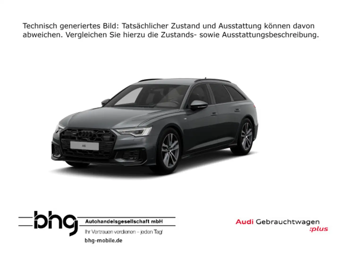Audi A6 45 TDI quattro S-tronic S-Line AHK HUD Grau - 1