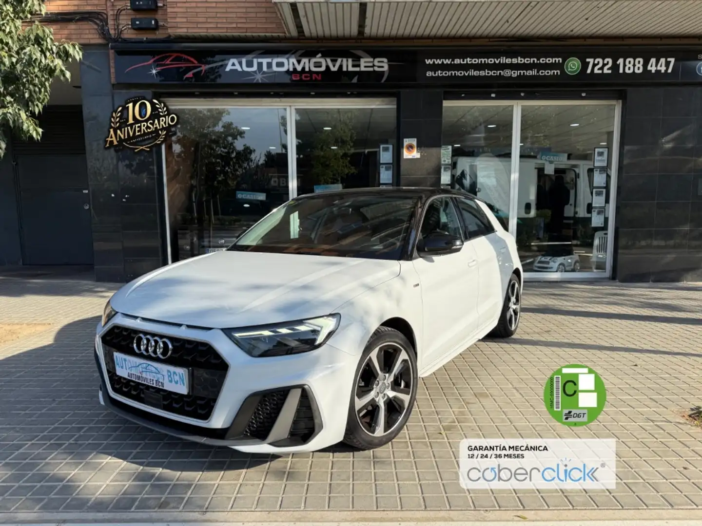 Audi A1 Sportback 25 TFSI S line Wit - 1