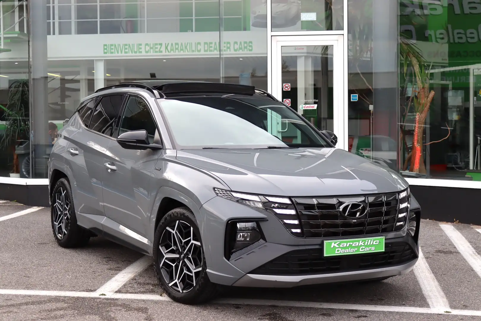 Hyundai TUCSON 1.6CRDi MHEV 136CV N-LINE BTE AUTO PANO FULL FULL Gris - 1