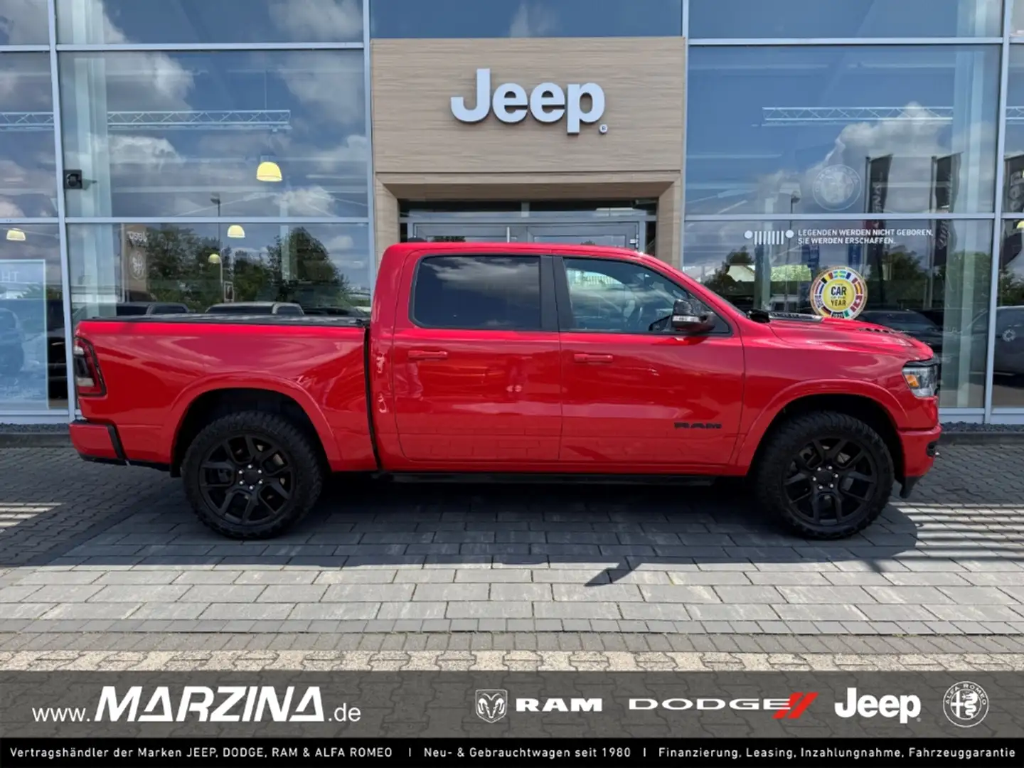 Dodge RAM 1500 Laramie Night Unfallfrei 22 Headup 360 Kamera Rot - 1