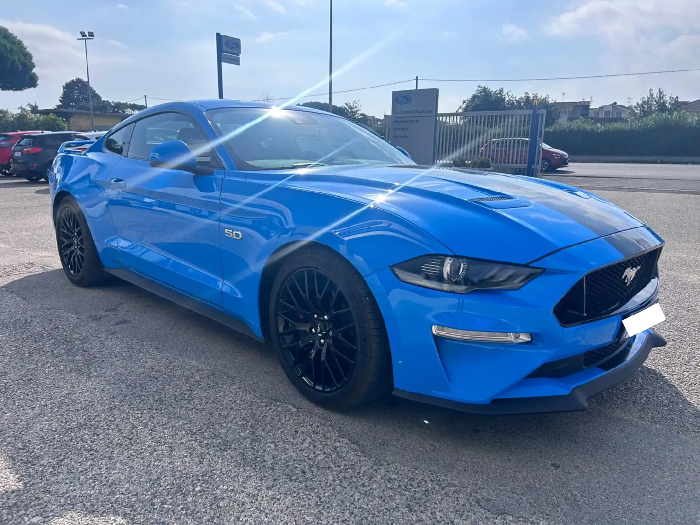 Ford Mustang Fastback 5.0 V8 aut. GT Blauw - 2