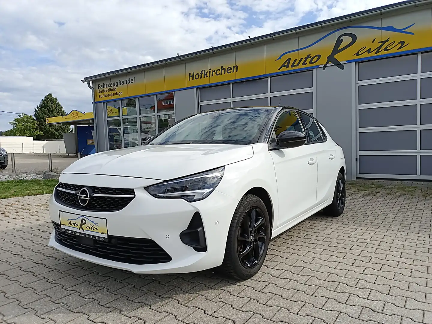 Opel Corsa F 1,2 GS-Line Aut. *LED*APP*RFK*PDC*NAVI Weiß - 1