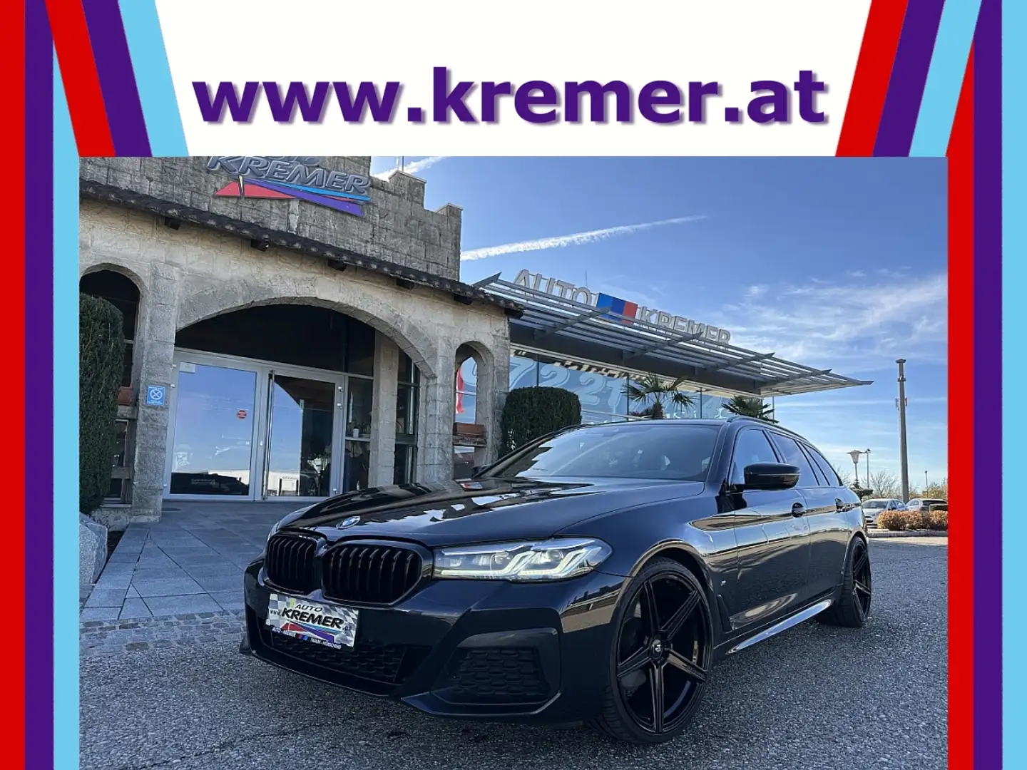 BMW 520 d Touring xDrive Aut. M-PAKET/2.BESITZ/HUD/RFK/... Schwarz - 1