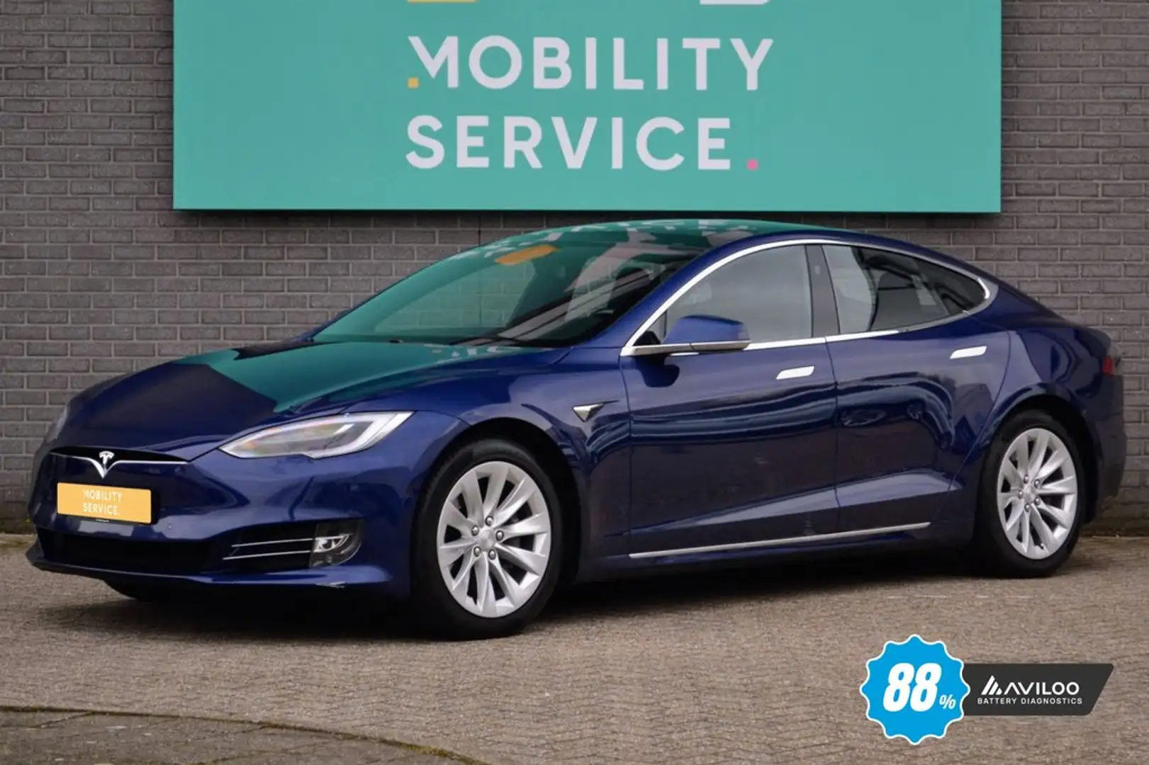 Tesla Model S 100D 4WD Bleu - 1