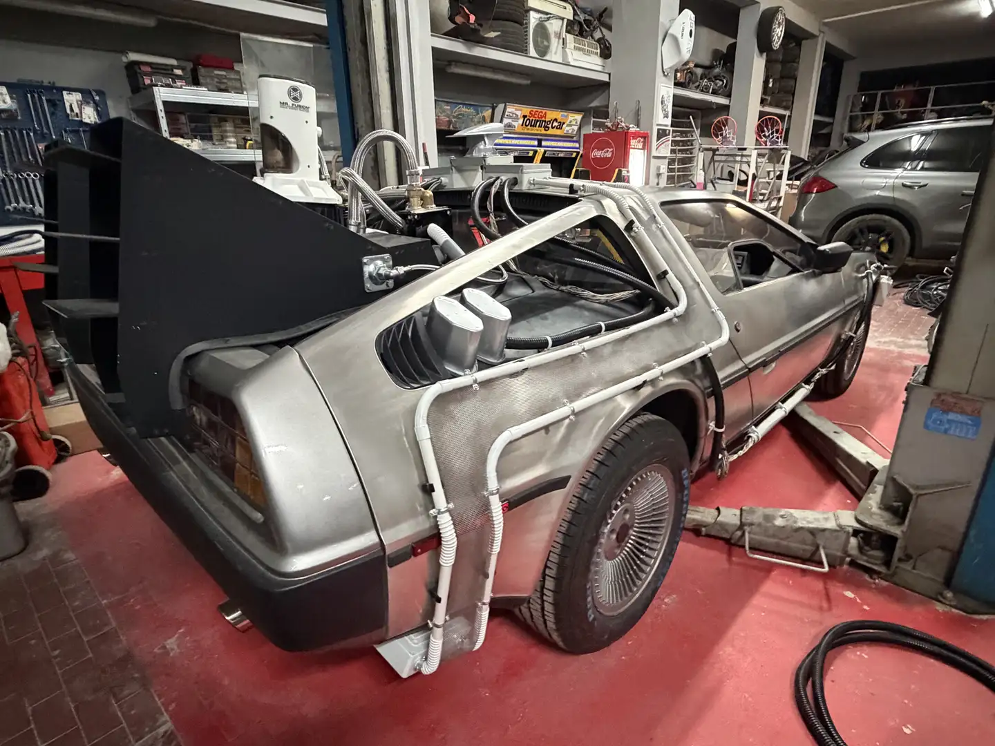 Delorean DMC-12 Bttf Ritorno Al Futuro Replica Tutta Nuova Silber - 2