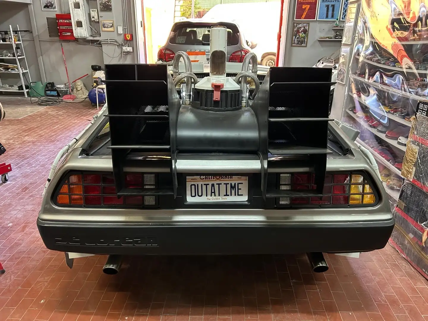 Delorean DMC-12 Bttf Ritorno Al Futuro Replica Tutta Nuova Silber - 1
