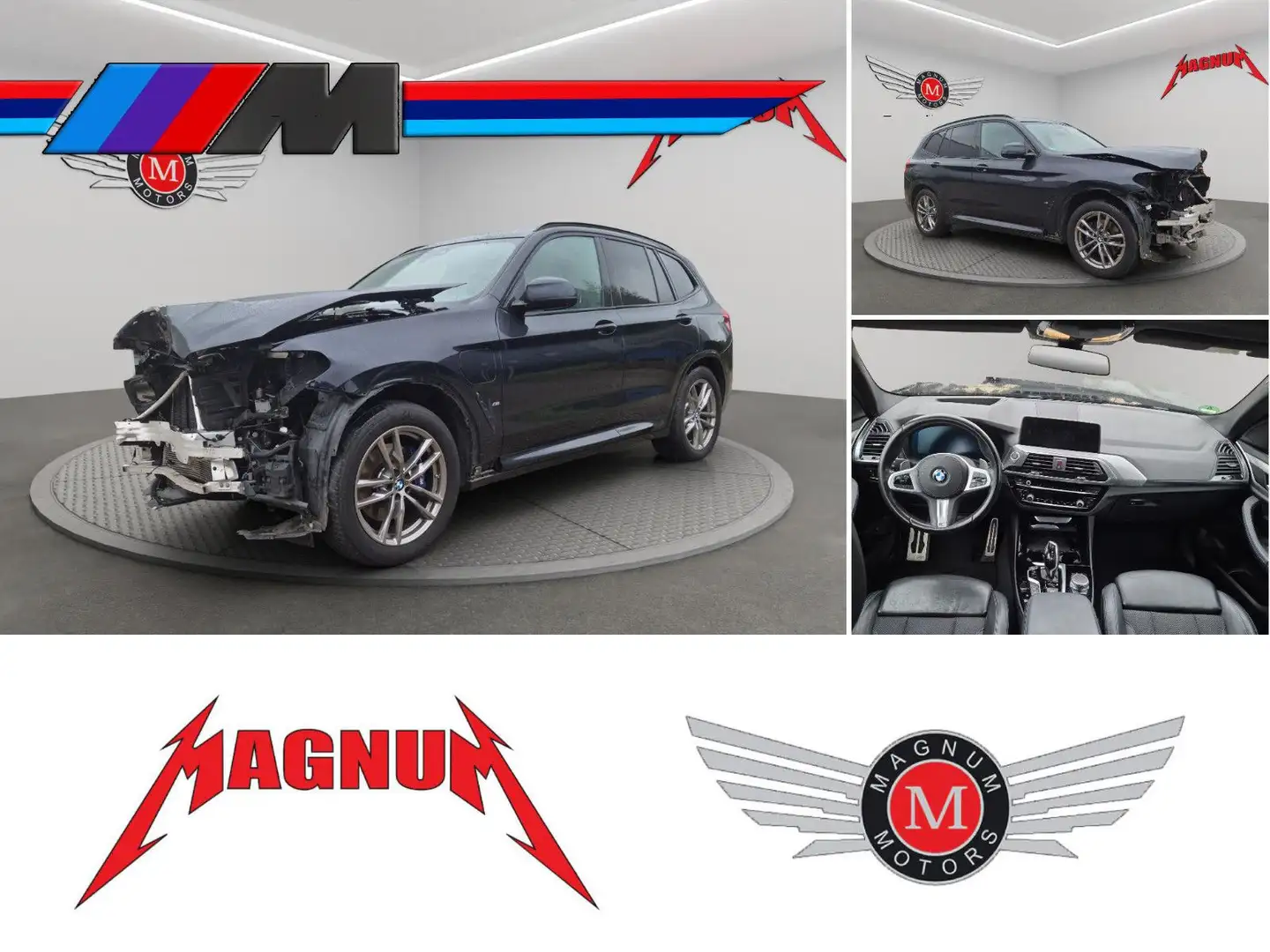 BMW X3 XD 30 E M SPORT *Unfall !*AHK* Schwarz - 1