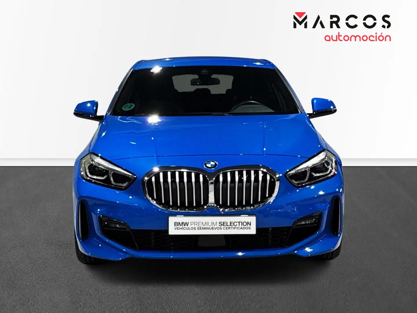 BMW 118 118dA Business Bleu - 2