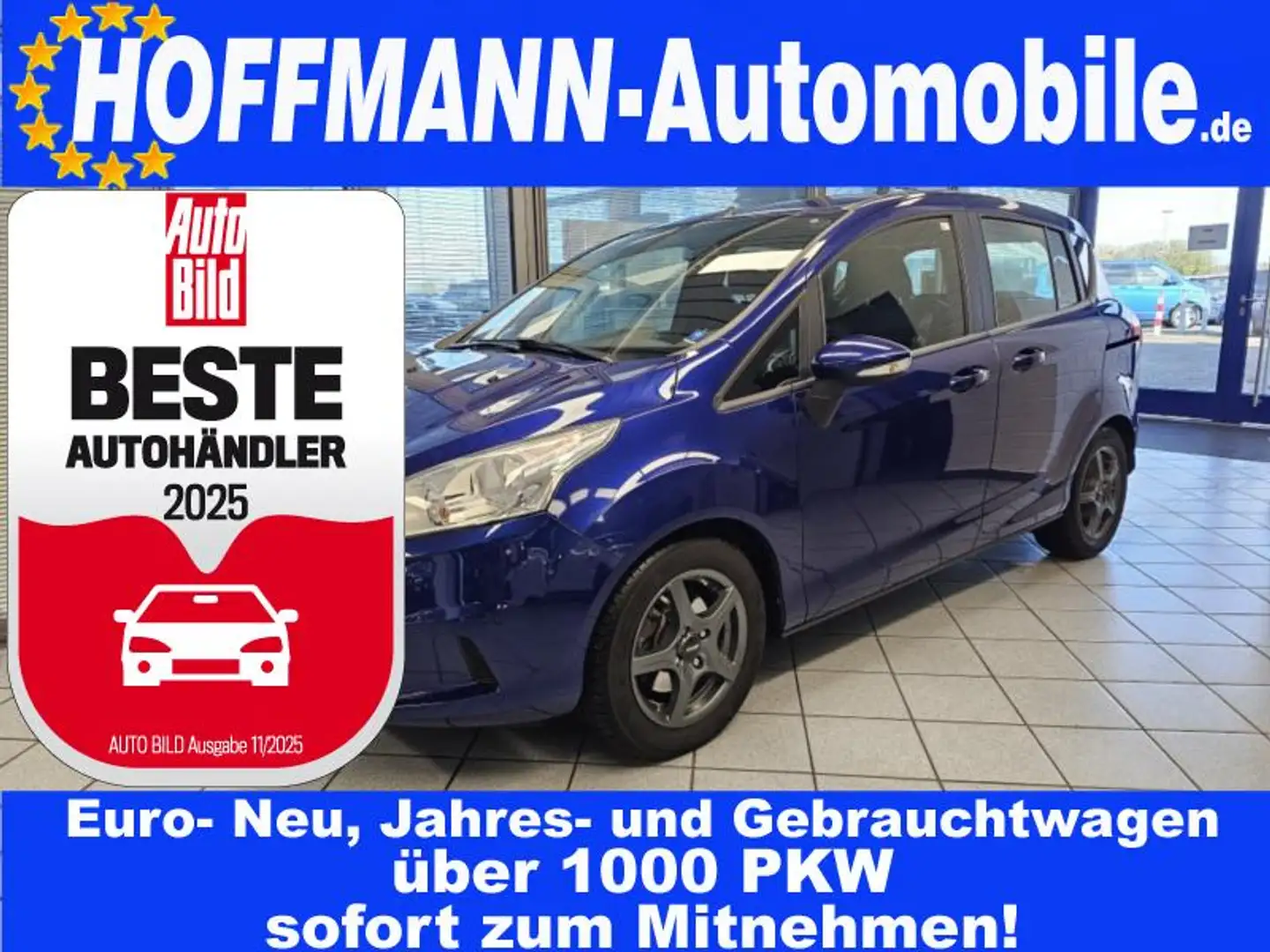 Ford B-Max Trend AHK,PDC,Alufelgen,Winterreifen Modrá - 1