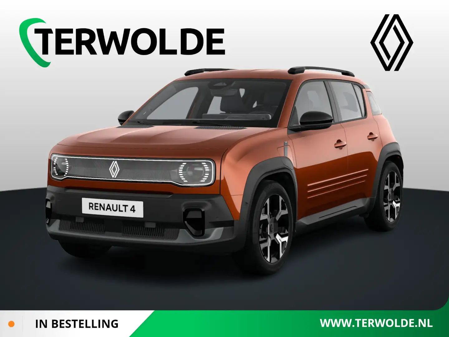 Renault R 4 Techno | Achteruitrijcamera | Elektronisch geregel Bruin - 1