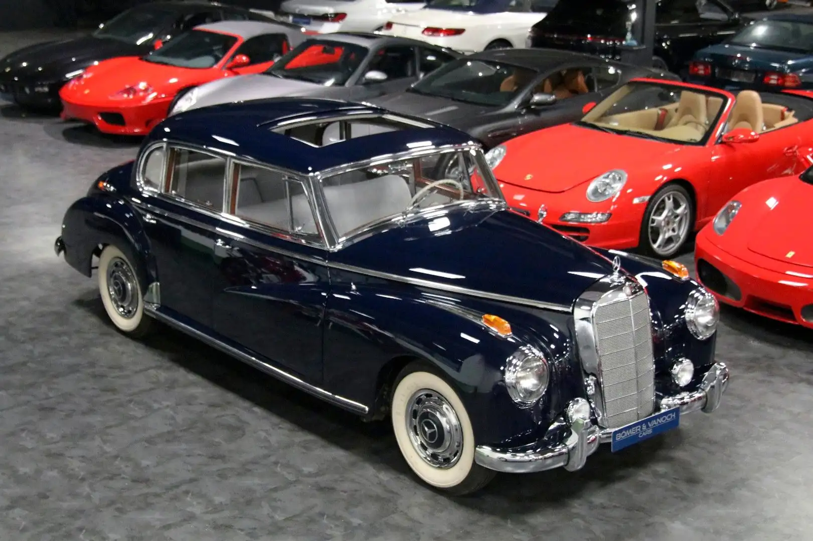 Mercedes-Benz 300 C Adenauer W Blauw - 2
