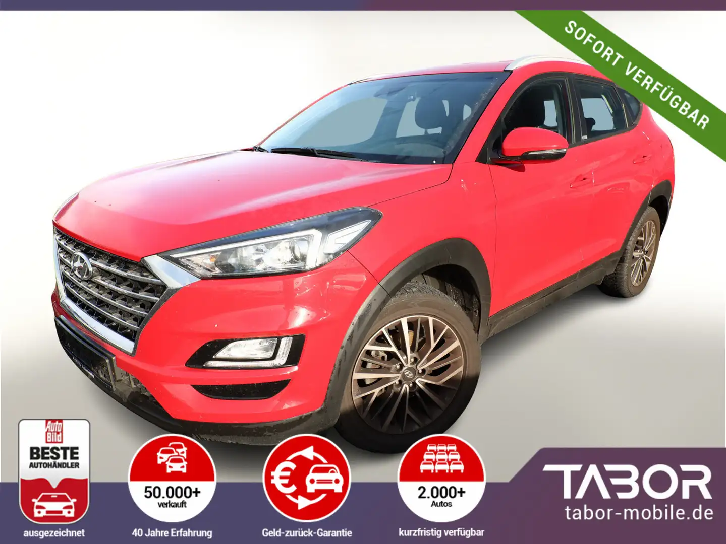 Hyundai TUCSON 1.6 132 Advantage Nav PDC Kam SHZ LM18Z Rot - 1