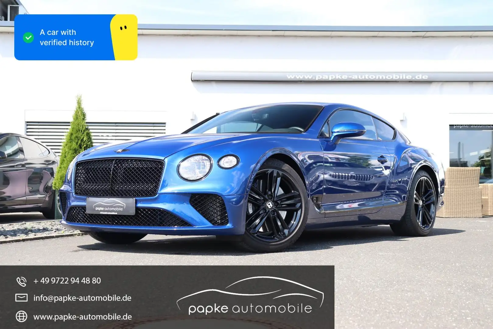 Bentley Continental 6.0 W12 +MATRIX+21-ZOLL+VIRTUAL+ Blau - 1