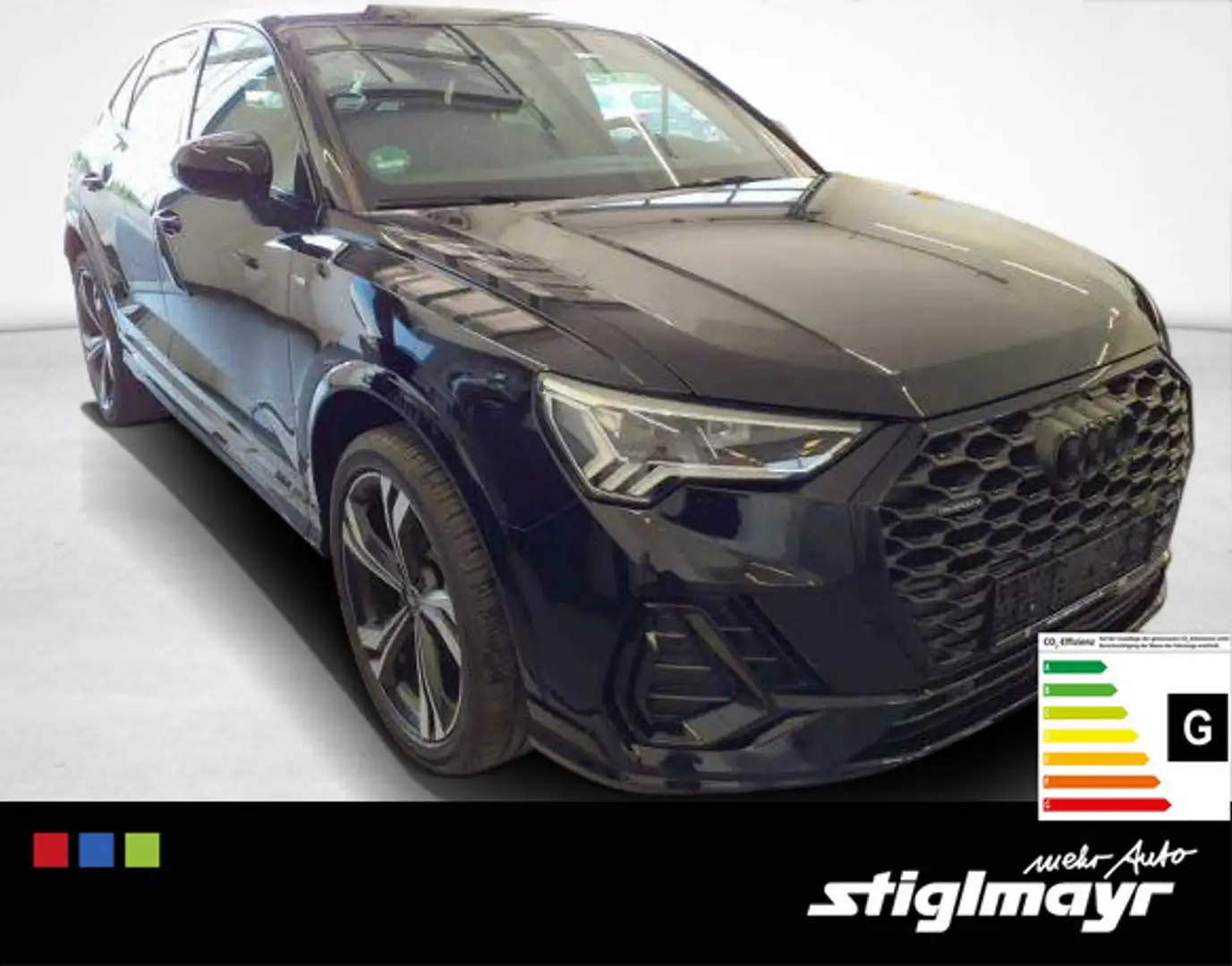 Audi Q3 Sportback S-line 45 TFSI quattro S-tronic ACC+LED+ Zwart - 1