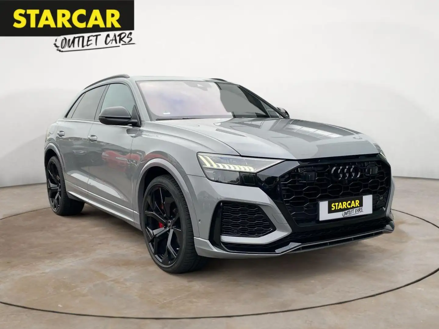 Audi RS Q8 RSQ8 QUATTRO 4.0 V8+PANO+HUD+StHZ+MASSAGE+AHK+23" Grau - 1