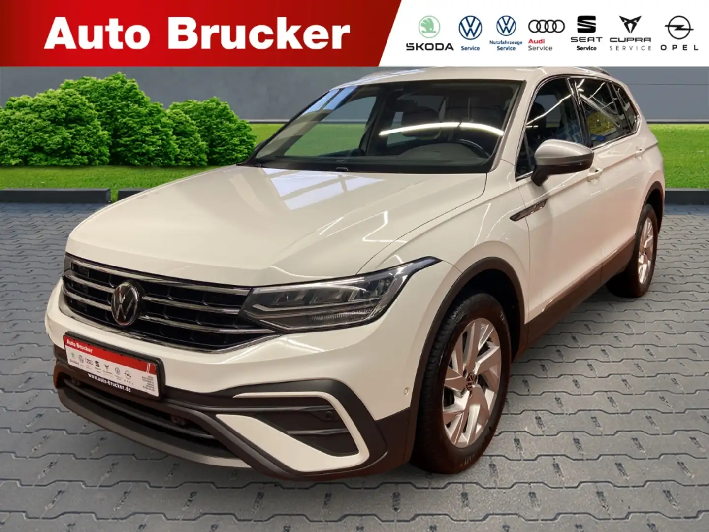 Volkswagen Tiguan Allspace Life 4Motion 2.0 TDI+Anhängerkupplung Blanc - 1