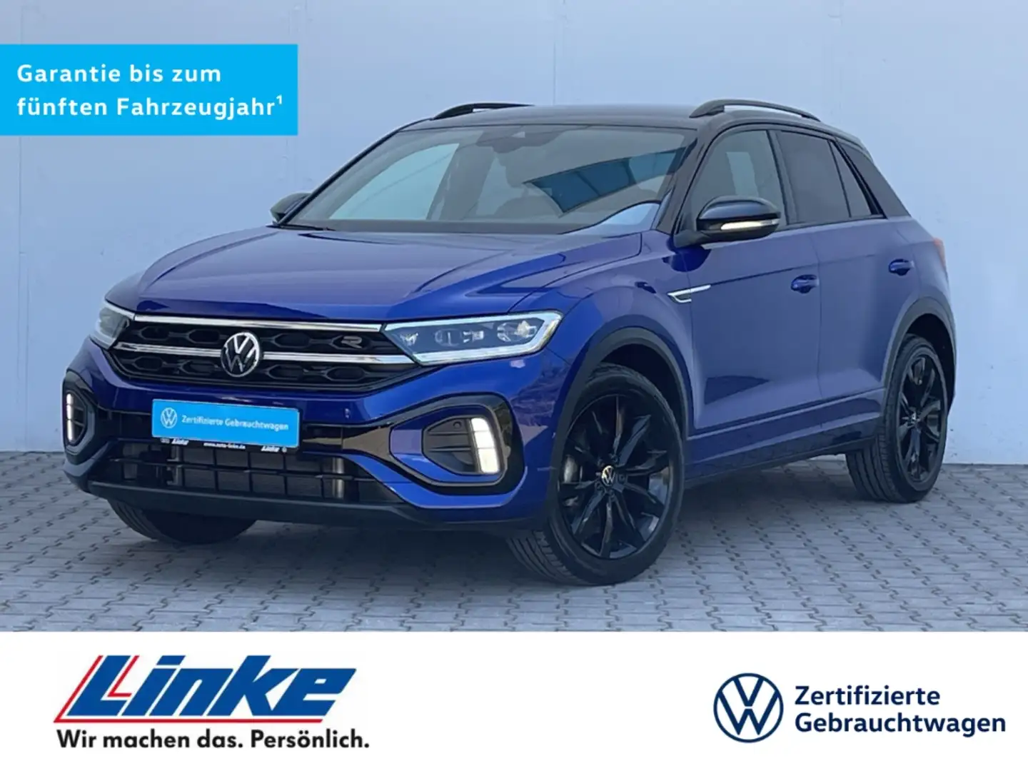 Volkswagen T-Roc 1.5TSI DSG R-Line Black Style Standhzg/ACC/Beats/K Blau - 1