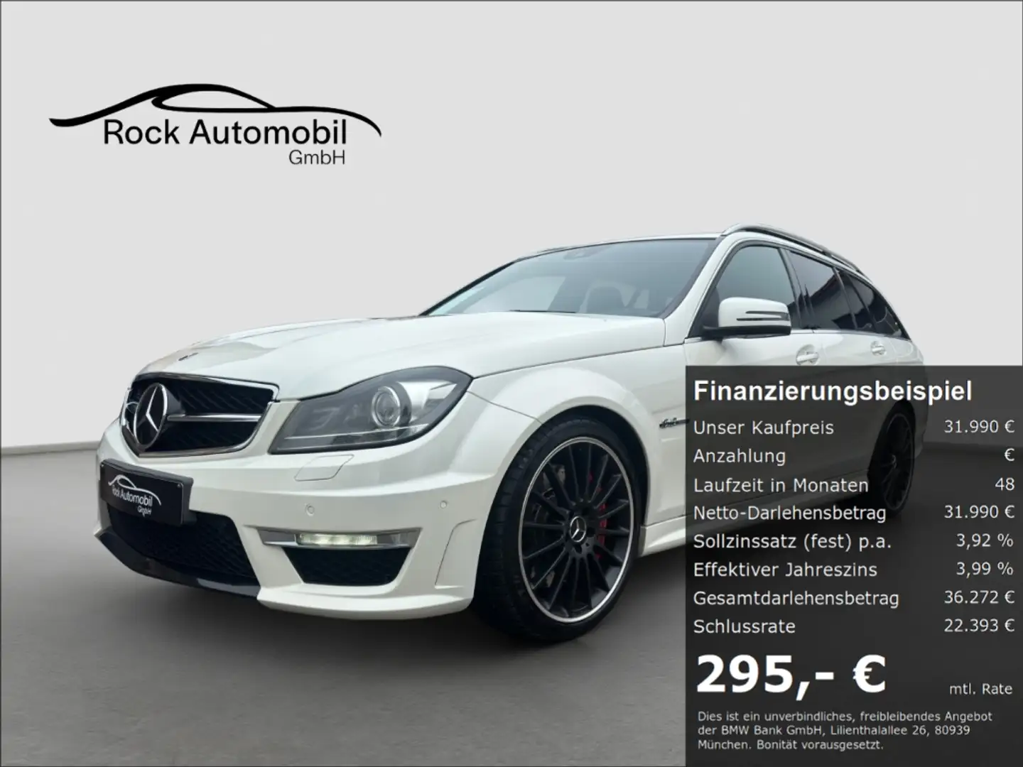 Mercedes-Benz C 63 AMG T 7G Performance Package Designo H&K Weiß - 1