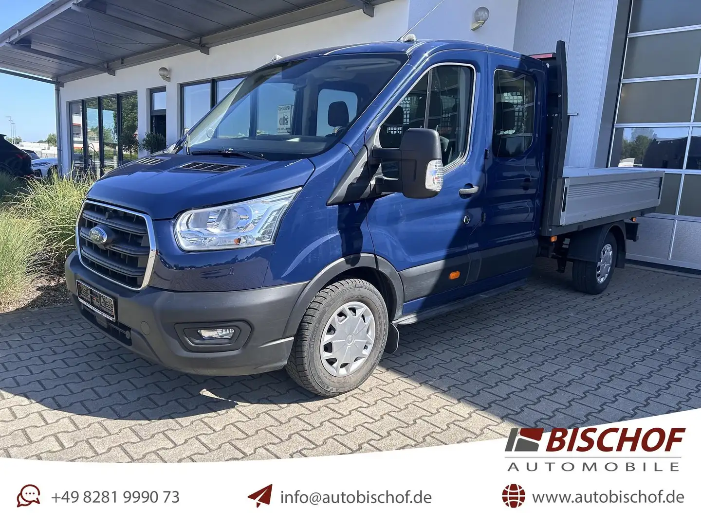 Ford Transit Doka 350 L3 7 Sitze 4x4 AHK Standheizung Bleu - 1