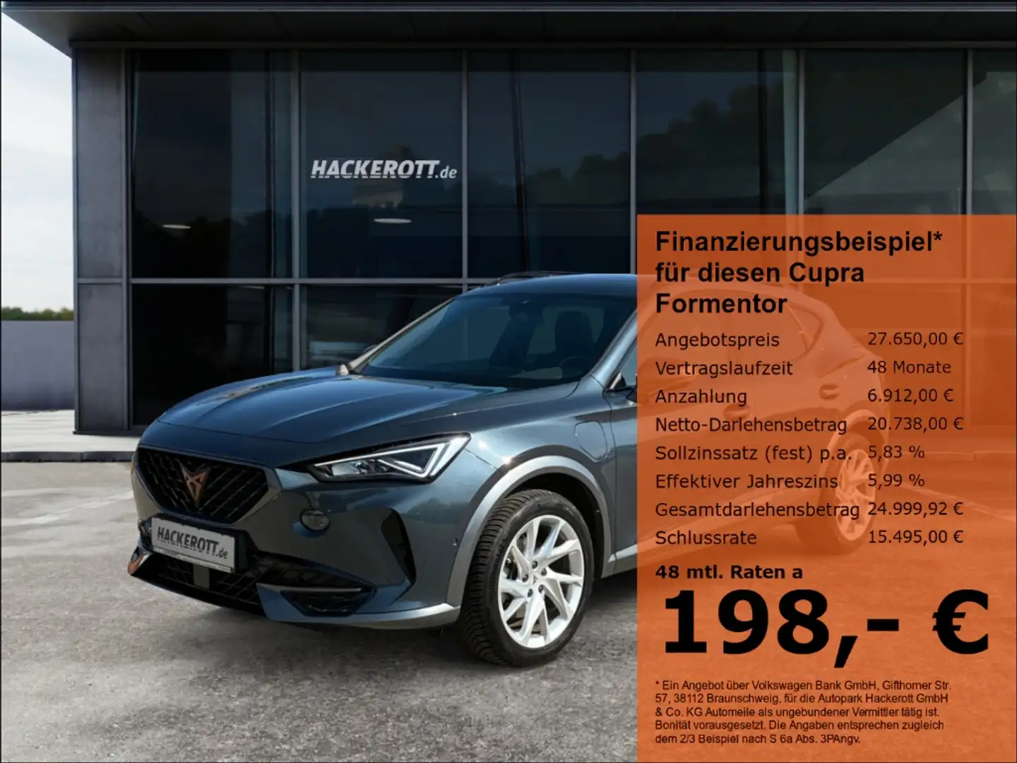 CUPRA Formentor 1.5 TSI Navi PDC Klimaa. ACC Weiß - 1