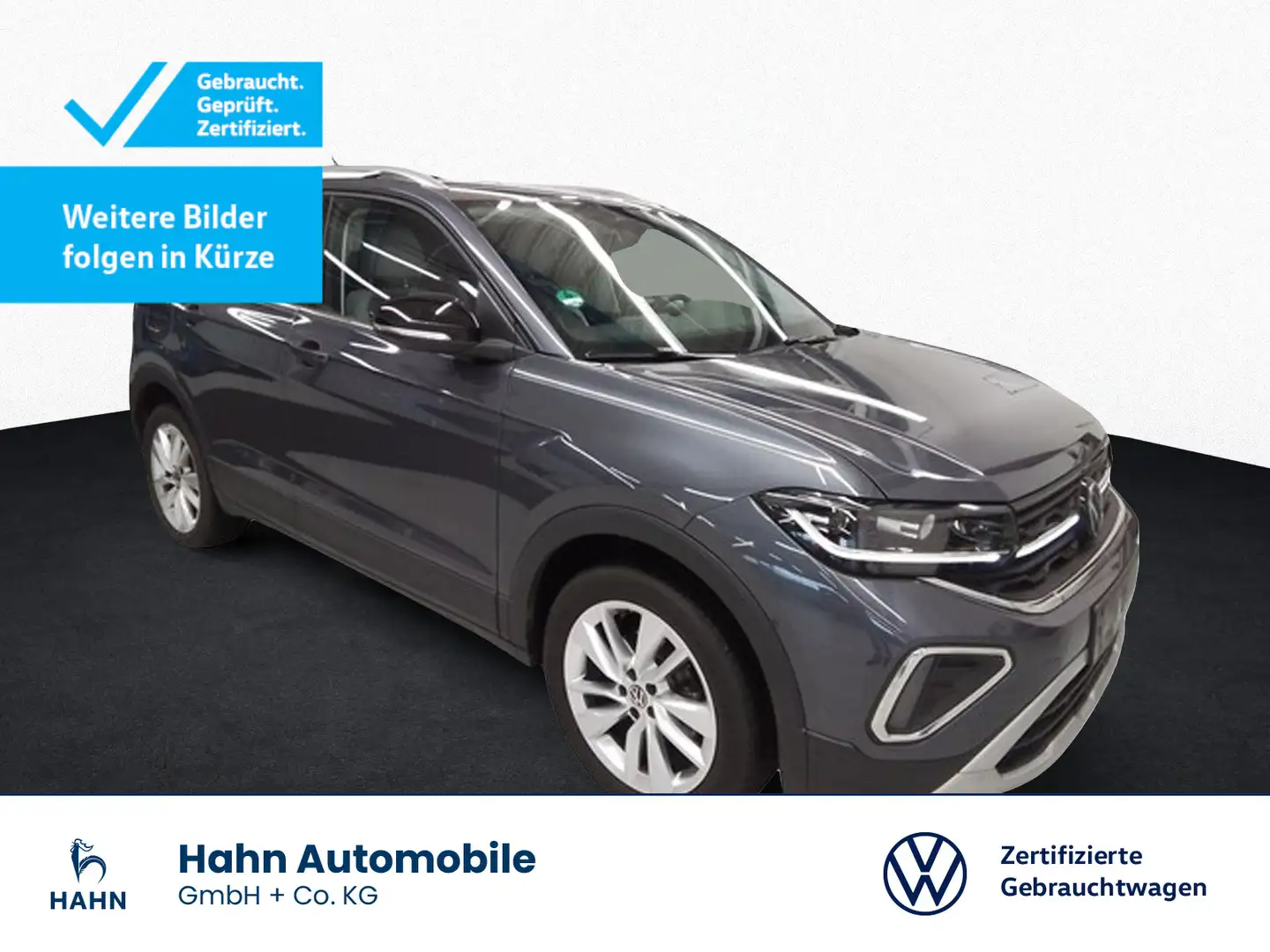 Volkswagen T-Cross 1.0TSI DSG Style ACC AHK Matrix Navi PDC Grau - 1