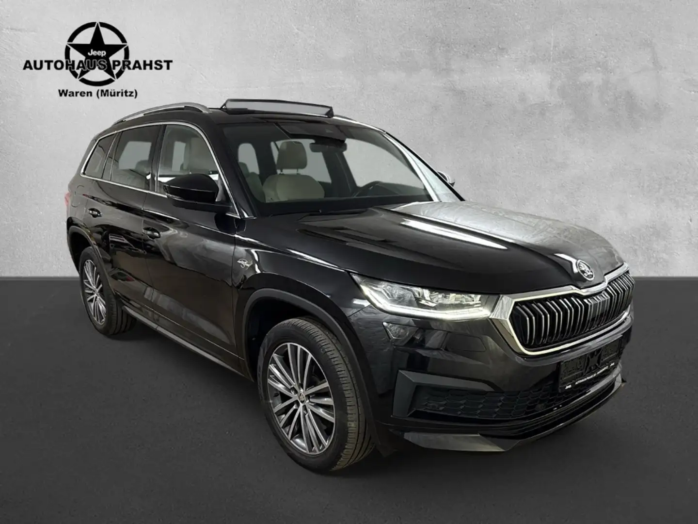 Skoda Kodiaq 2.0TDI 4x4 L&K LEDER PANO 360°VIRTUAL AHK Czarny - 1