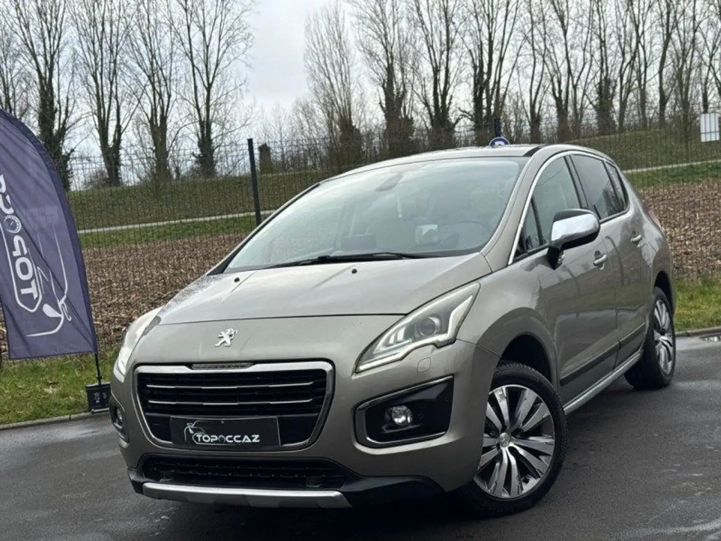 Peugeot 3008 1.6 HDI 120CH FELINE BVA6 * 2016 * TOIT PANO *CUIR * CAMERA Beige - 1