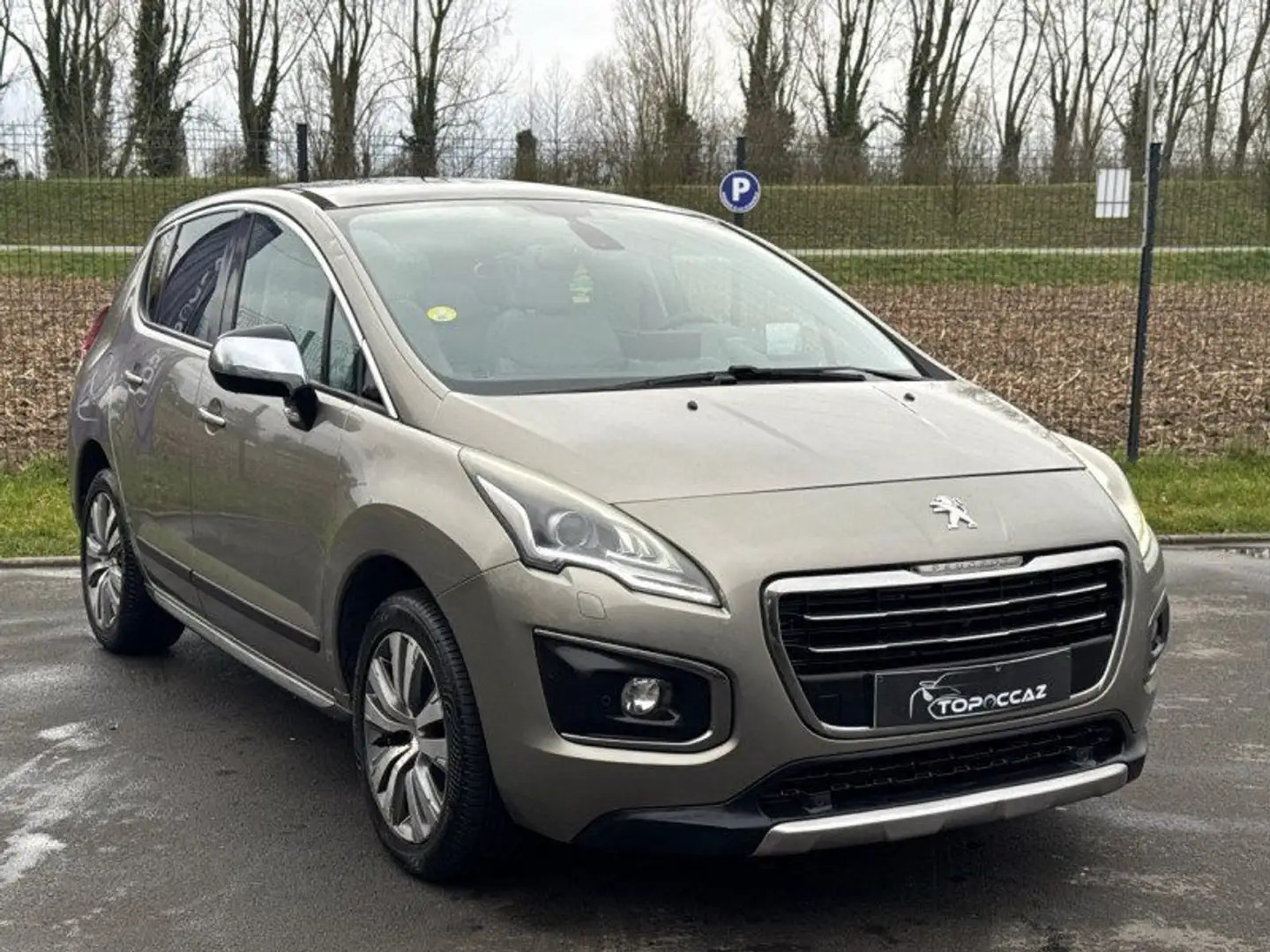 Peugeot 3008 1.6 HDI 120CH FELINE BVA6 * 2016 * TOIT PANO *CUIR * CAMERA Beige - 2