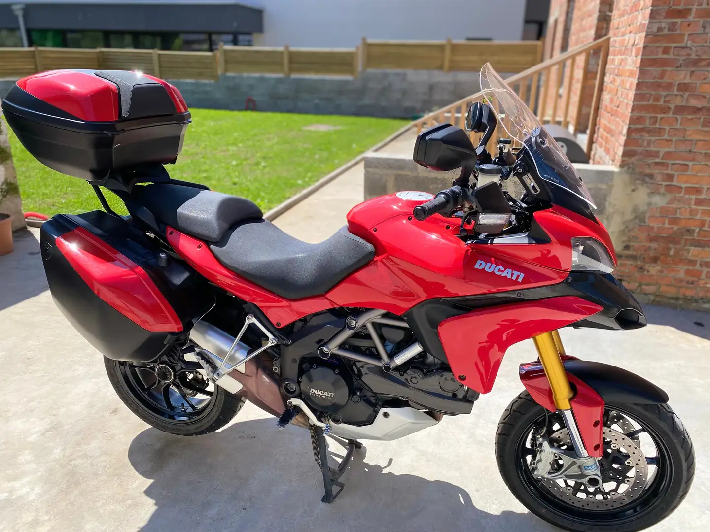 Ducati Multistrada 1200 1200S touring/ Full DUCATI service/ prete a immat Rouge - 2