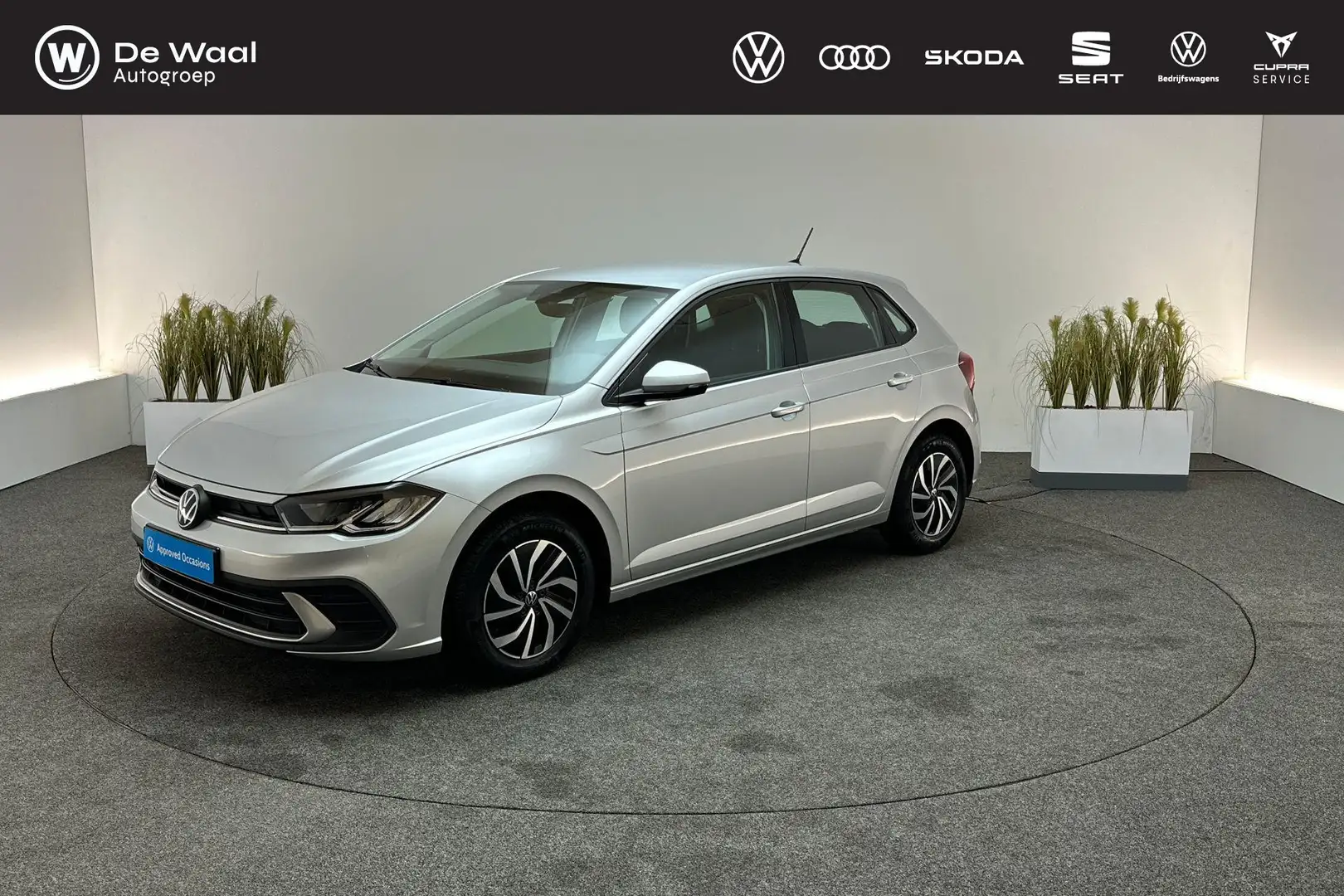 Volkswagen Polo 1.0 TSI 95pk Life | Navigatie, Adaptive Cruise Con Plateado - 1