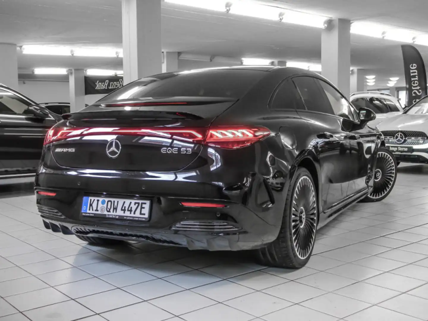 Mercedes-Benz EQE 53 AMG 4M+ AMG BURM NIGHT DRIVERS MEMO 360 Schwarz - 2