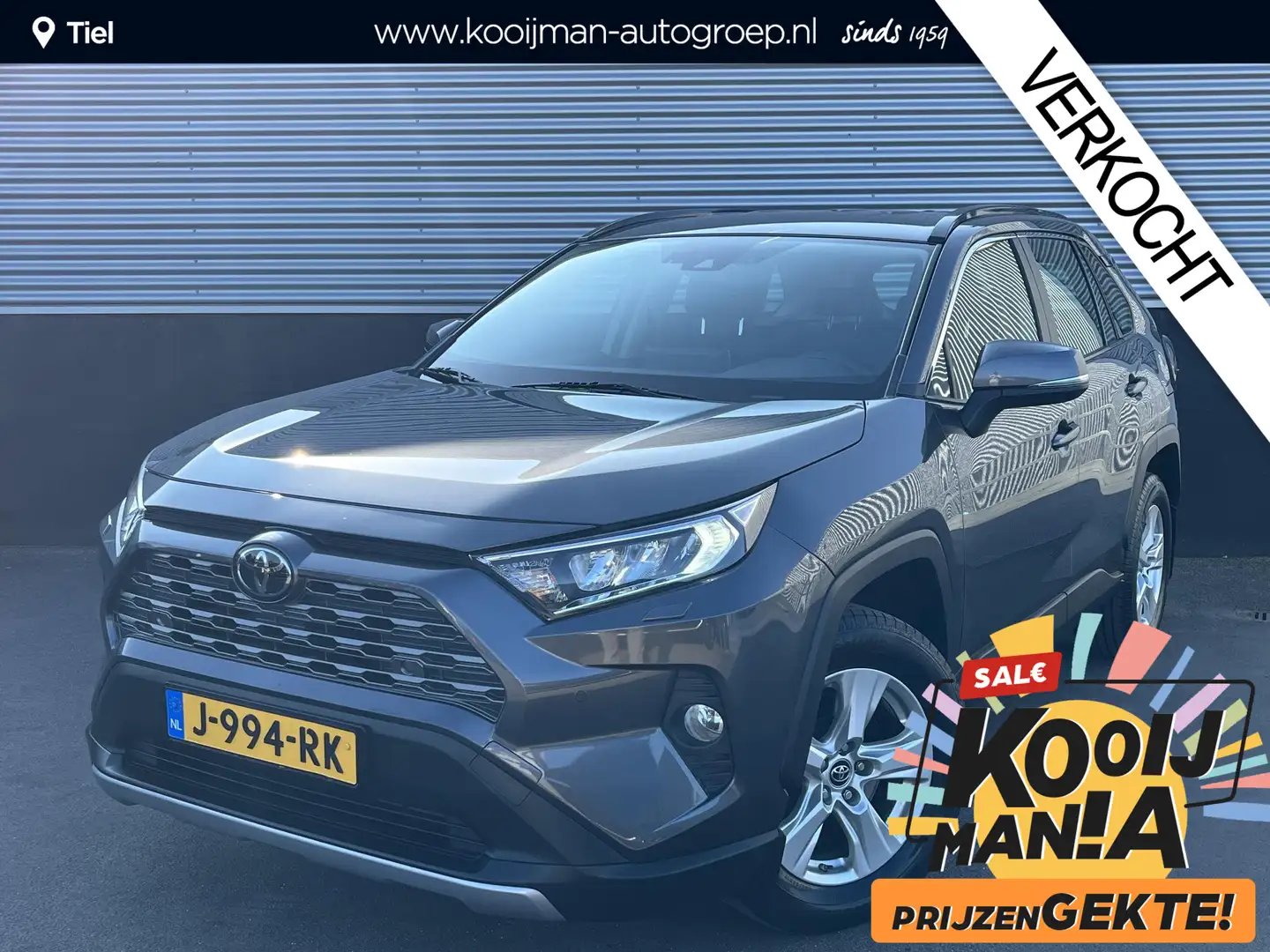 Toyota RAV 4 2.0 VVT-iE Dynamic Navigatie, Stoelverwarming, Stu Grijs - 1