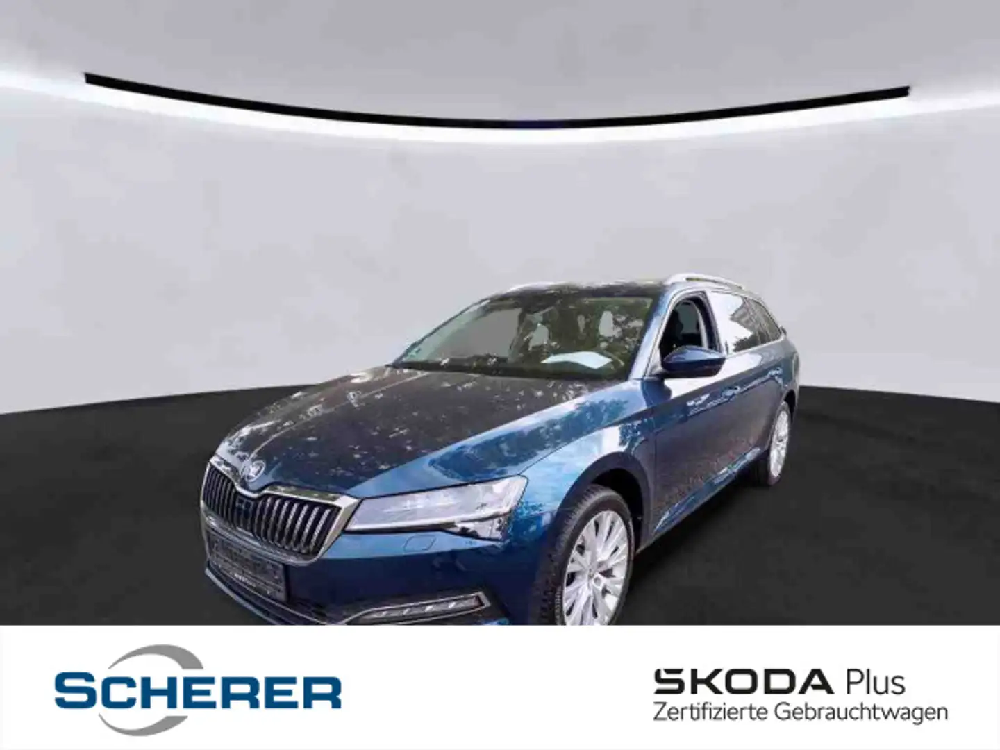 Skoda Superb Combi 2.0 TDI DSG AHK+Pano+ACC+LED+Leder+ Blau - 1
