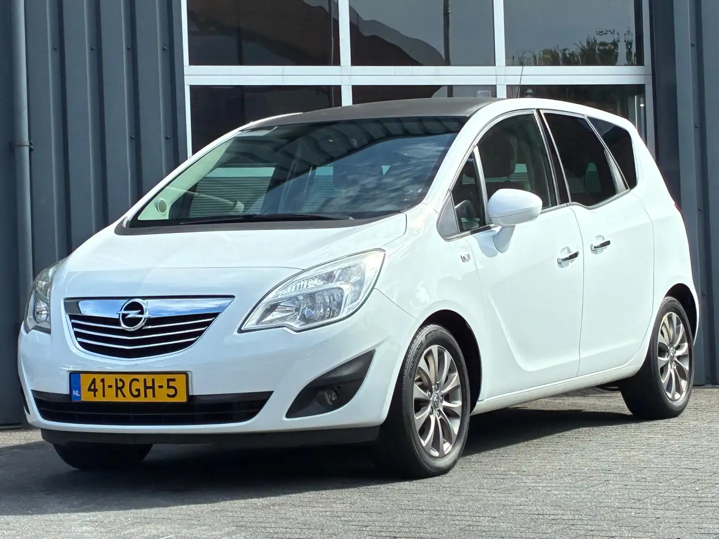 Opel Meriva 1.4 Turbo Cosmo Airco Leder Cruise Trekhaak Wit - 1