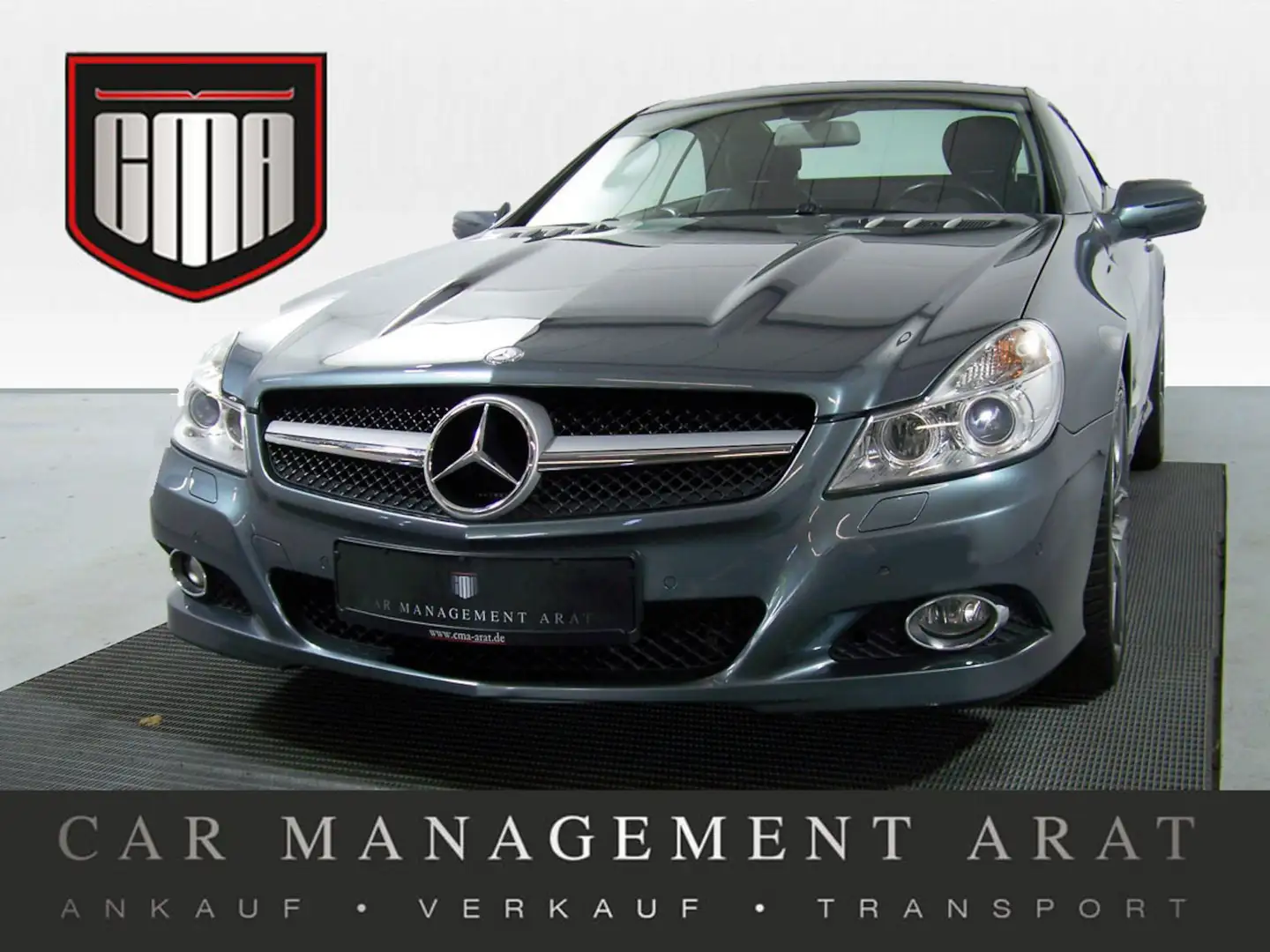Mercedes-Benz SL 350 AIRSCARF+COMAND+BI-XEN+HARM&KAD+LEDER+PTS Grau - 1