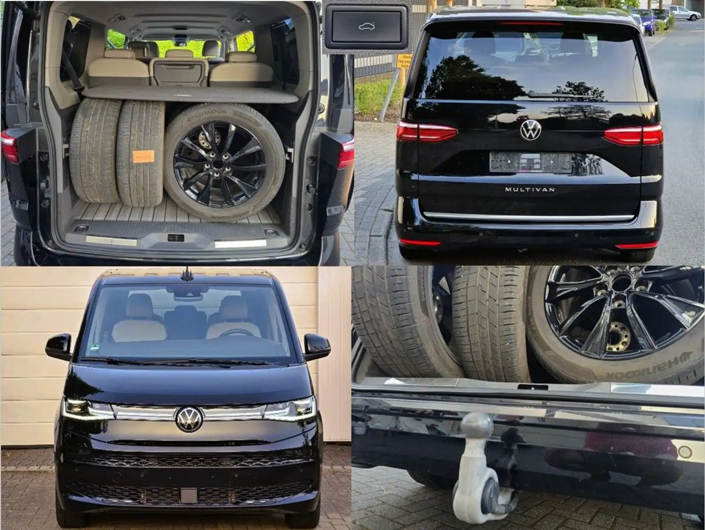 Volkswagen T7 Multivan Style Highline Lang IQ Matrix Webast Negro - 2