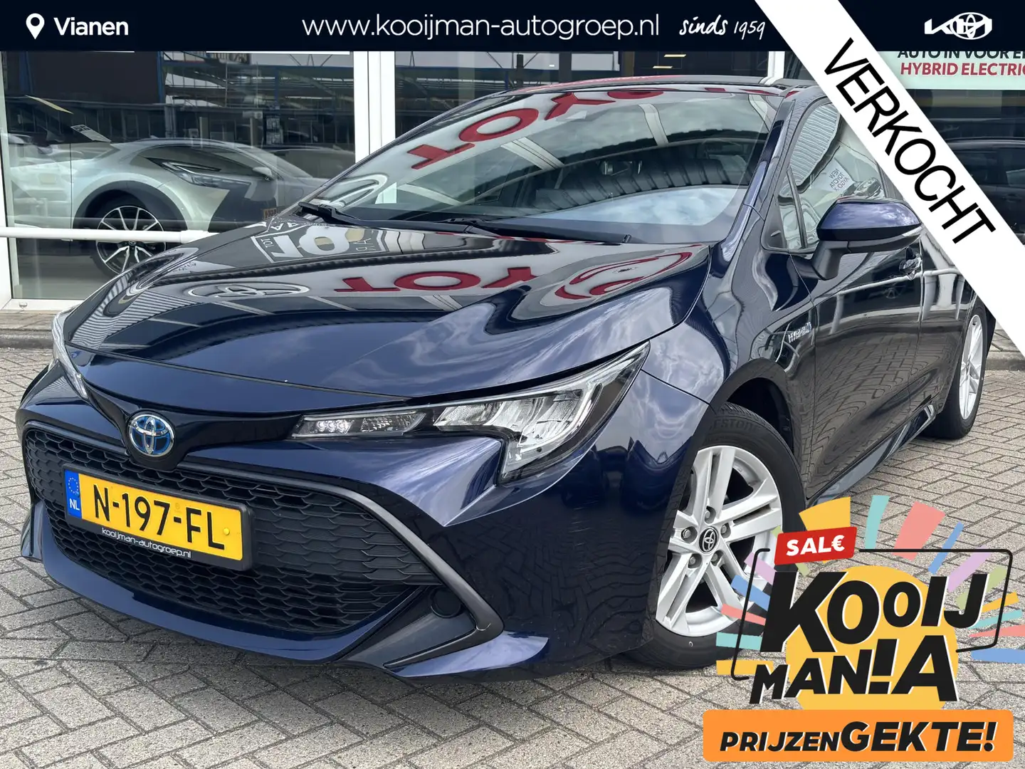 Toyota Corolla 1.8 Hybrid Active SLECHTS 41.134KM, APPLE CARPLAY/ Blauw - 1